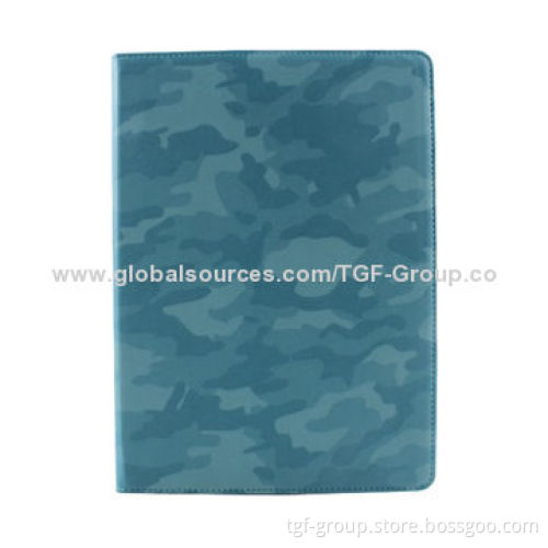 Camouflage Pattern Leather Case for iPad 5, Different Angles Stand